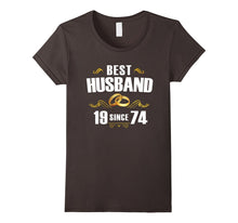 Best Husband Since 1974 T-Shirt 43rd Anniversary Gift Tee