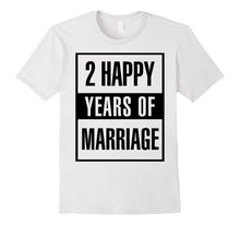 2nd Wedding Anniversary Gift Idea Husband and Wife T-Shirt