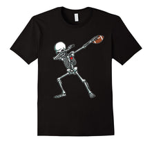 Halloween Dabbing Skeleton Football TShirt Funny Dab Dance T