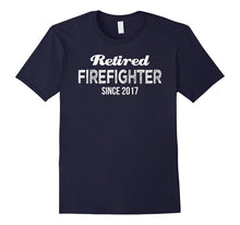 Retired Firefighter Since 2017 Funny Retirement Gift T Shirt