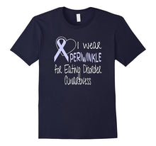 I Wear Periwinkle for Eating Disorder Awareness T-Shirt Tee