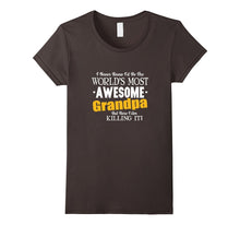 Funny Awesome Grandpa T-Shirt - Here I Am Killing It