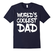 Mens World's Coolest Dad - White T-Shirt