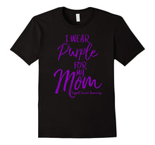 I Wear Purple for My Mom Pancreatic Cancer Awareness Shirt