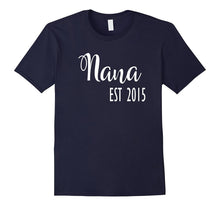 New Nana Established 2015 Grandbaby T-Shirt