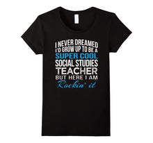 Super Cool Social Studies Teacher T Shirt Funny School Gift