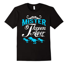 3 Year Old Boy Little Mister Threenager T-Rex 3rd T-Shirt