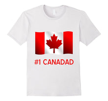 #1 Canadad T-Shirt for Canadian Dads, Fathers, Papas, Gramps