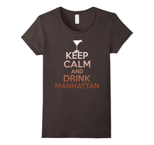 Keep Calm and Drink Manhattan T-Shirt - Funny Cocktail Tee