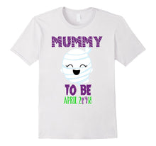 Halloween Pregnancy Shirt Mom Mummy to Be Due April 2018