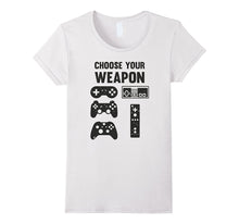 Choose Your Weapon Distressed Video Gamer T-Shirt
