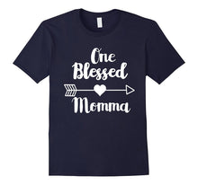 One Blessed Momma Shirt - Mama Mother Thanksgiving T-Shirt