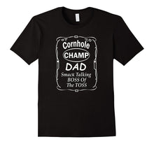 Mens Cornhole Champ DAD T-Shirt Dad Cornhole Champion Tee