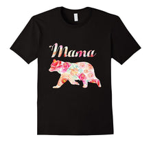 Mama Bear Floral Tee, Mom Graphic T-Shirt, Mother's Day Gift