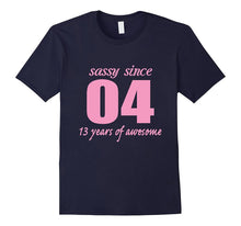 13 Years Old Birthday Shirt for Girl - Sassy Since 2004