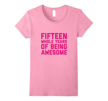 15th Birthday Shirt Gift Girls Age 15 Fifteen Year Boy Girl