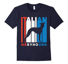 Retro RWnB Italian Greyhound Silhouette T-Shirt