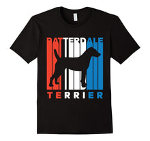 Retro RWnB Patterdale Terrier Silhouette T-Shirt
