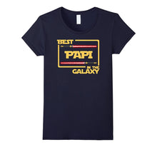 Mens Best Papi in the Galaxy Father's Day Gift T-Shirt