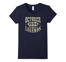 21 Years 21st Birthday October 1996 Birth of Legend T-Shirt