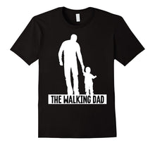 Mens the Walking Dad - With Kid - White T-Shirt