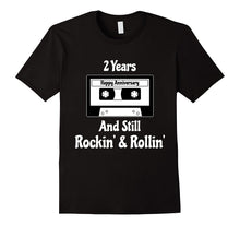 2nd Wedding Anniversary Gift 2 Years T-Shirt Cassette Tape
