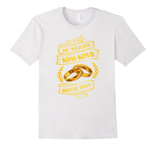25th Wedding Anniversary Tshirt MR&MRS Gifts for Couples