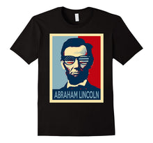 Abraham Lincoln Tshirt Wearing US Glasses