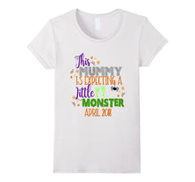Halloween Pregnancy Shirt Mummy Monster Due April 2018