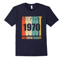 Retro August 1970 T-Shirt 47 Yrs Old Bday 47th Birthday Tee