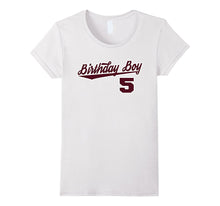 5th Birthday Boy 5 Years Old T-Shirt College Inspired
