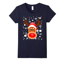 CHRISTMAS REINDEER SHIRT-SNOW-SNOWFLAKES-T Shirt