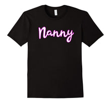 Nanny Grandmother Christmas Birthday Gift T-Shirt Tee