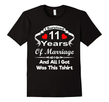 11th Eleven Wedding Anniversary Tshirt Marriage Husband Wife