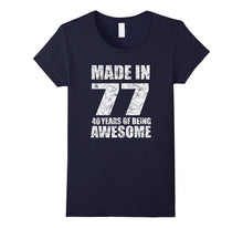 40 Years of Being Awesome Birthday Party 40th Birthday Tee