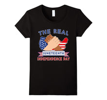 Juneteenth the Real Independence Day Fun T Shirt