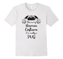 Pug Costume Halloween Funny T-Shirt Pun Tee