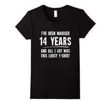 14 Year Anniversary Gift 14th Wedding Married Funny T-Shirt