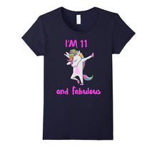 11 and Fabulous Sweet Sixteen Girls Unicorn Dab Dance T Shir