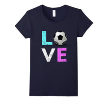 Girls Love Soccer Best Fun Birthday Gift TShirt