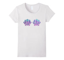 Mermaid Shell Tshirt for Birthdays, Hen Dos and Halloween
