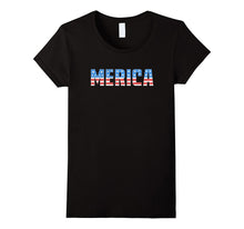 Merica T-Shirt Funny USA Retro Distressed Grunge Design