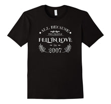 10th Wedding Anniversary T-Shirt Funny for Married in 2007 C