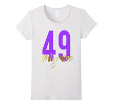 49th Birthday Shirt Gift Party Gold Forty Nine 49 Mom Wife
