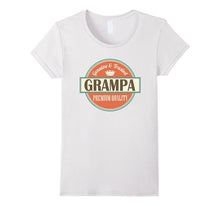 Grampa Grandfather Vintage Crown Fathers Day T-Shirt