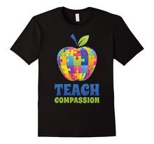 Cute Teach Compassion T-Shirt Autism Awareness Day Gifts