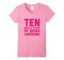 10th Birthday Shirt Gift Girls Age 10 Ten Year Old Girl Tee
