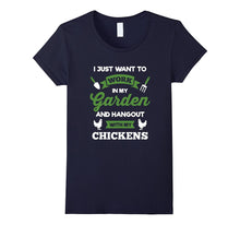 Garden Chicken Shirt Work in Garden Hangout With Chickens
