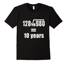 10th Wedding Anniversary T-Shirt Math Equation Gift Shirt