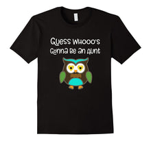 Aunt Pregnancy Announcement T-Shirt Cute Owl Novelty